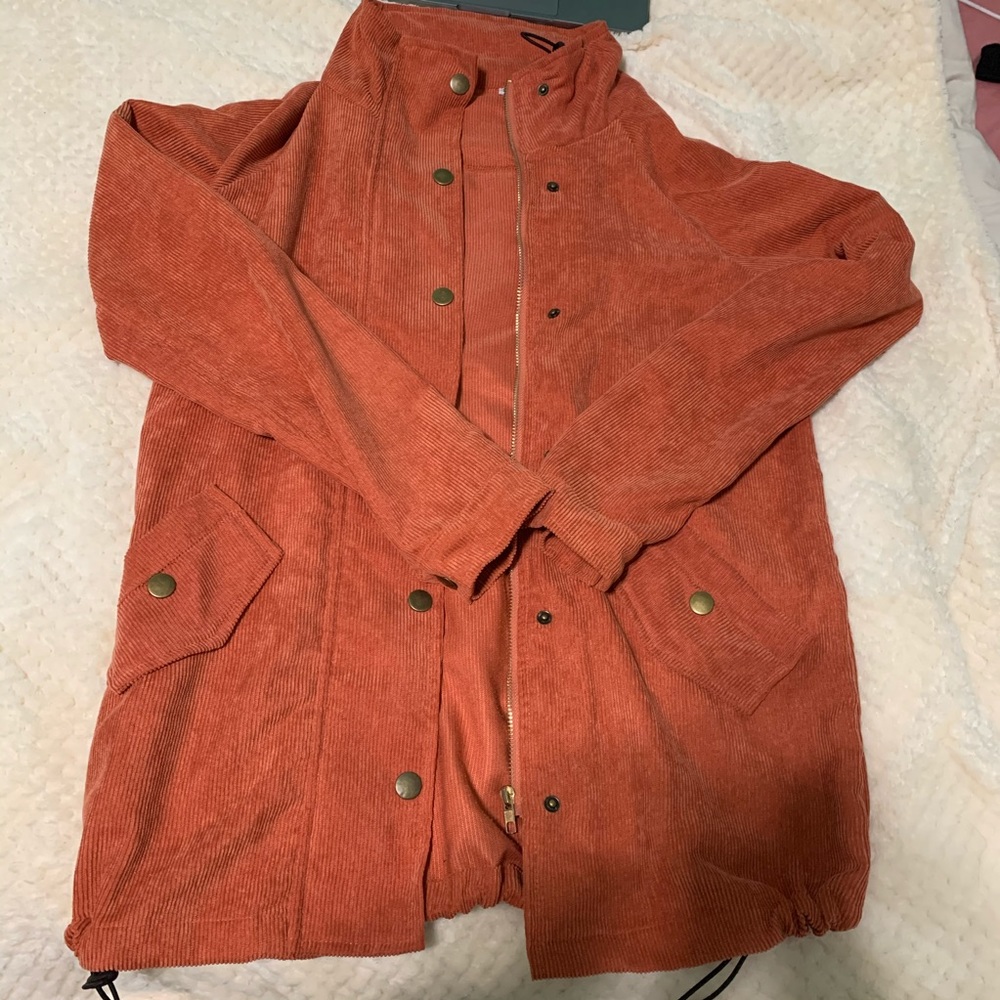 CORDUROY BUTTON UP JACKET